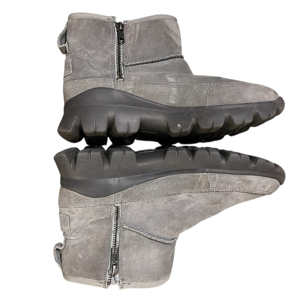 Ugg Palomar gray suede waterproof sneaker bootie - Picture 6 of 10